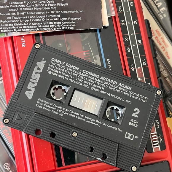 Vintage 1987 Carly Simon Coming Around Again Cassette Tape - Picture 4 of 4